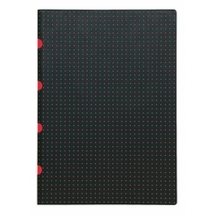 Notatnik Cahiers black on red